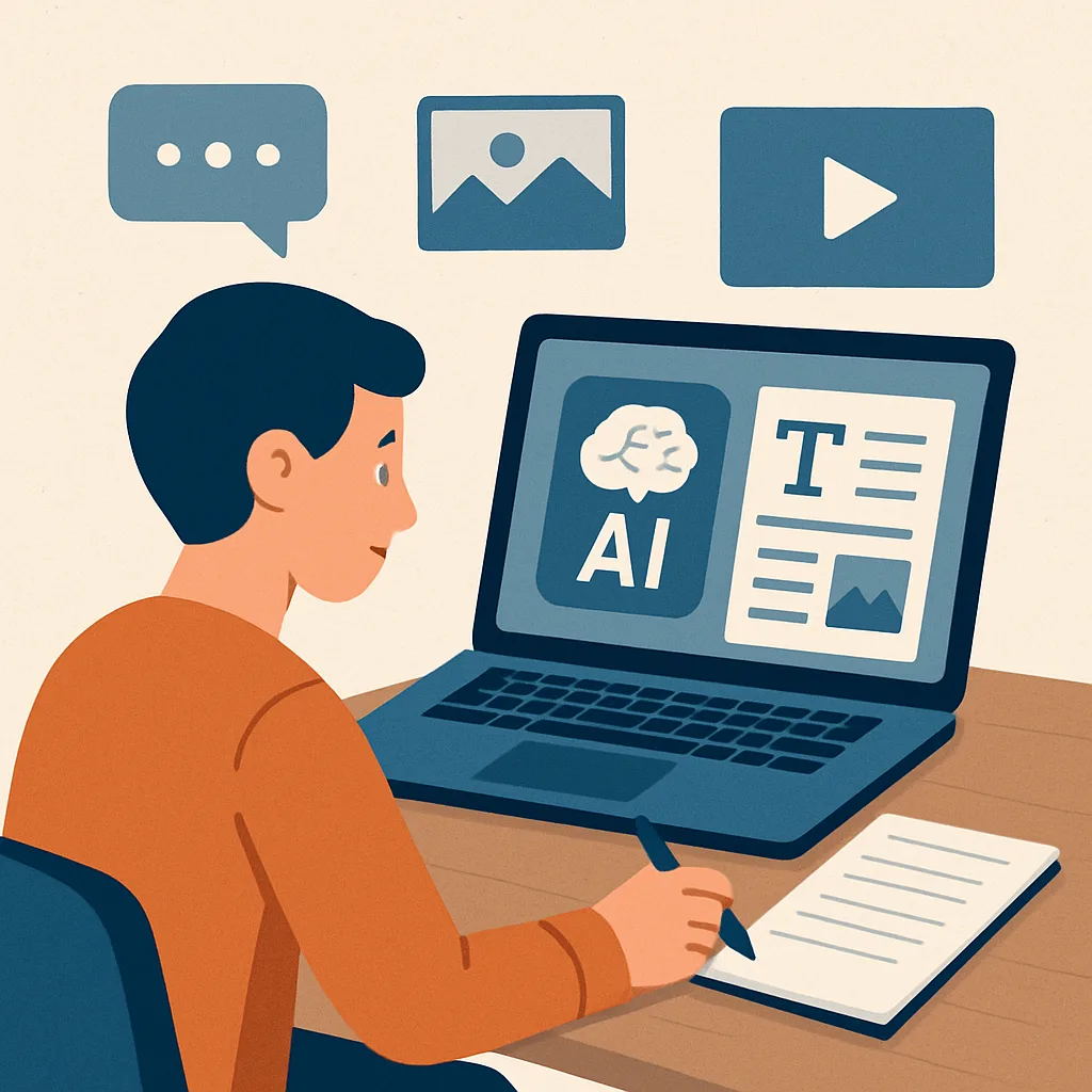 AI tools gebruiken voor content creatie