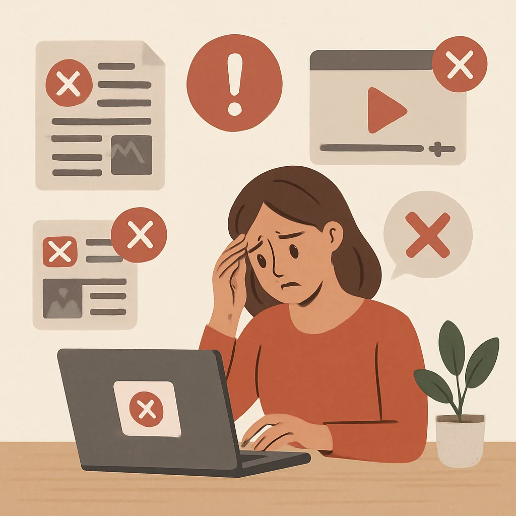 Content fouten die je moet vermijden