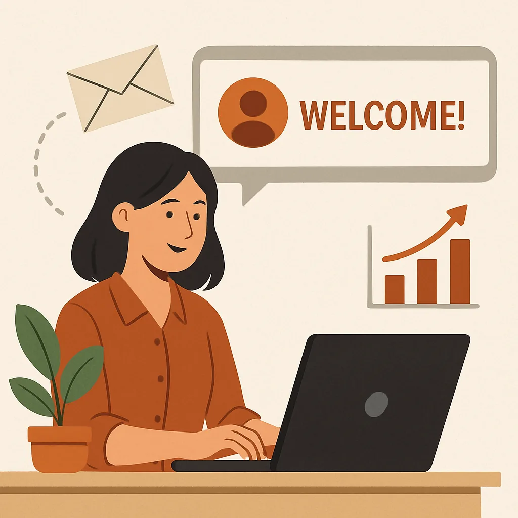 Een welkomstserie maken die verkoopt